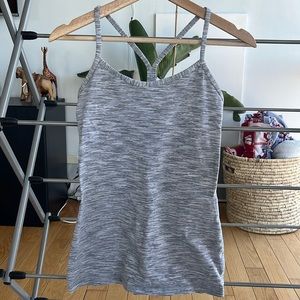 Lululemon Striped Power Y Tank Top